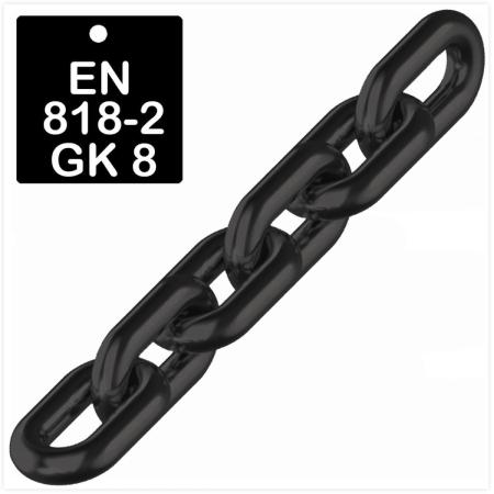 EN 818-2 | Güteklasse 8 | schwarz lackiert