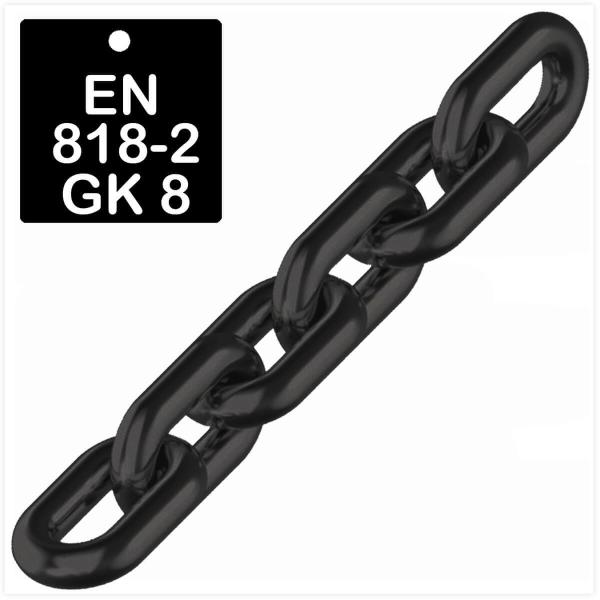 EN 818-2 | Güteklasse 8 | schwarz lackiert